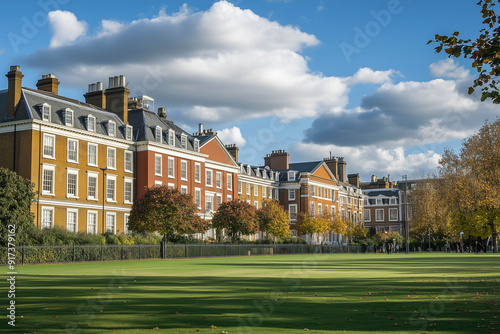 Historic Royal Hospital Chelsea in London, showcasing its iconic architecture and historical significance photo