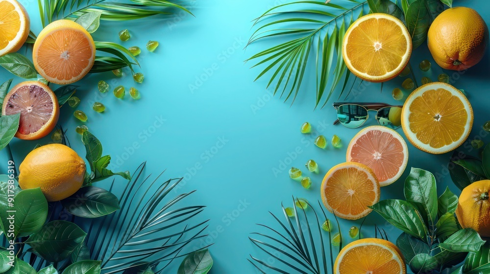 Summer props background, funny, lifestyle, travel, relax background Summer props background, funny, lifestyle, travel, relax background