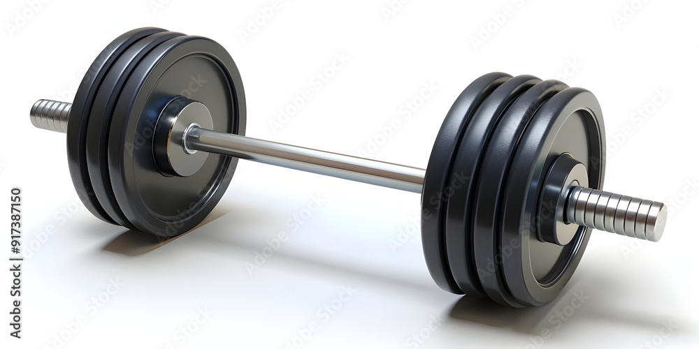 Naklejka premium isometric gym weight