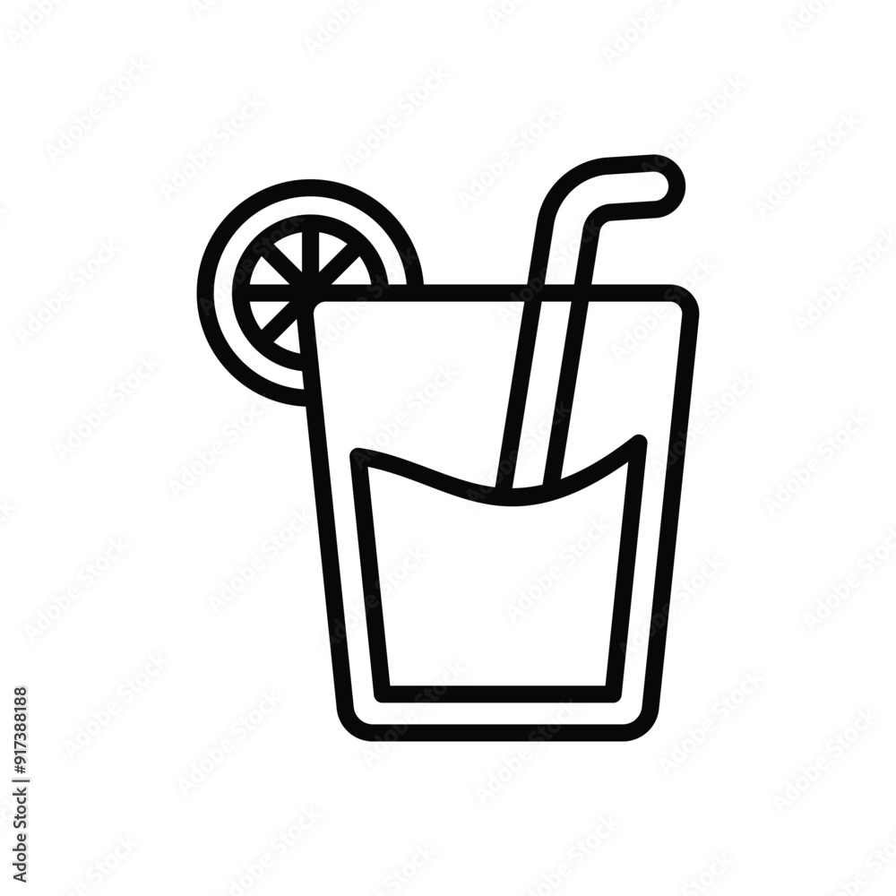 Lemonade vector icon Lemonade vector icon