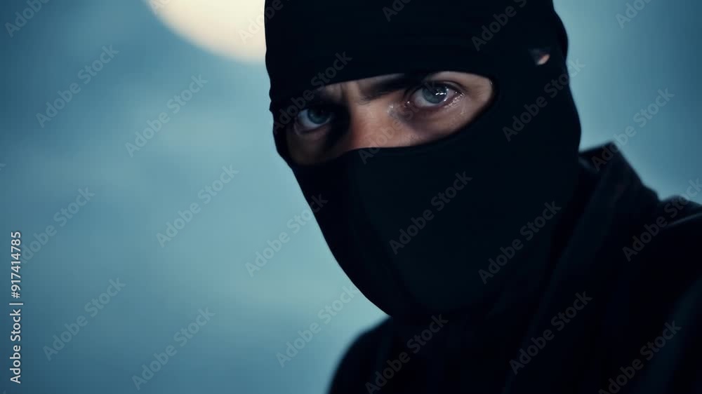 With swift and precise movements the ninja takes down their enemies without hesitation.