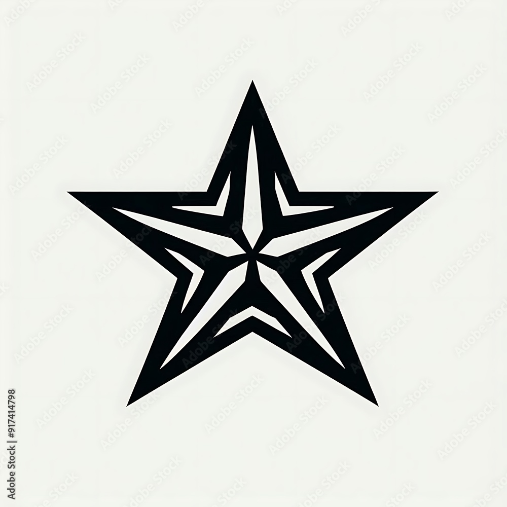 Obraz premium Star vector icon symbol