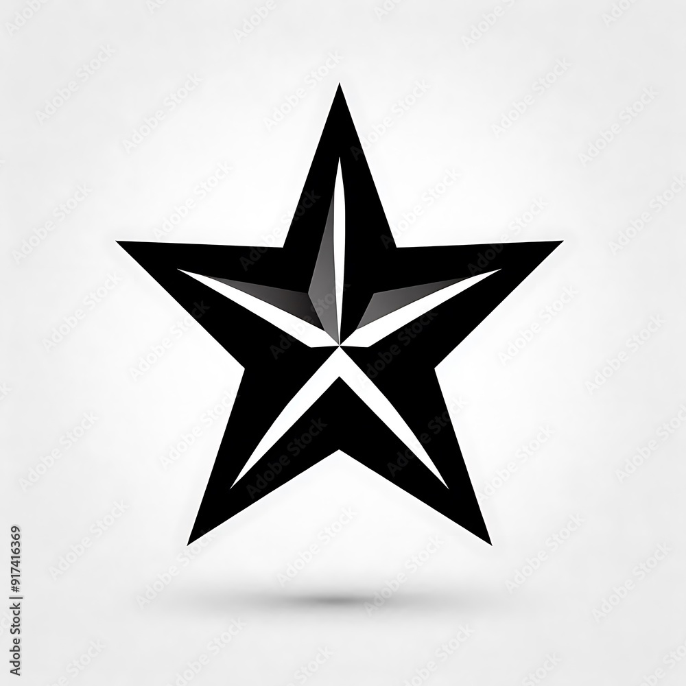 Obraz premium Star vector icon symbol
