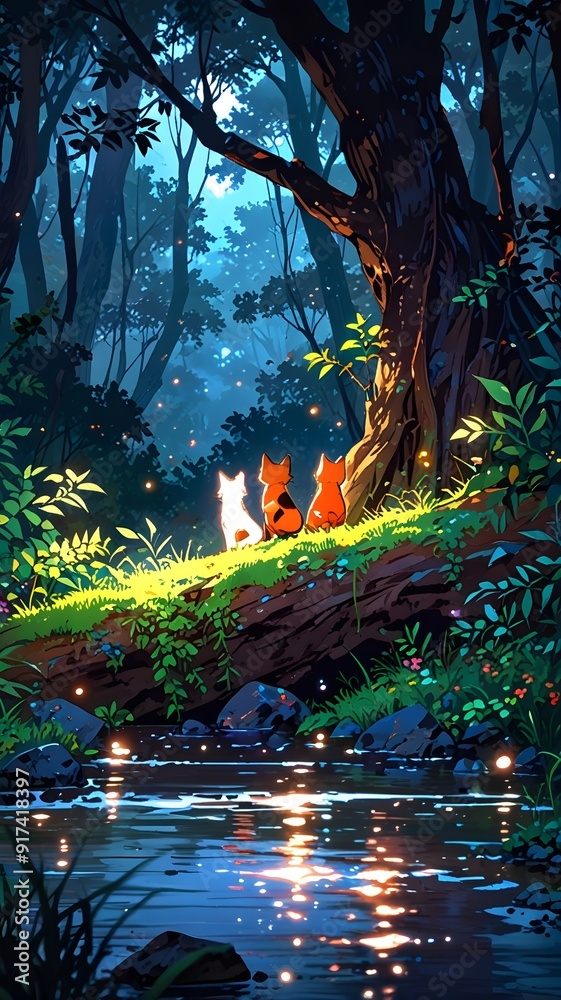 Fototapeta premium anime mobile wallpaper