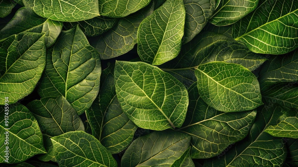 Pattern of green leaf background for wallpaper and natureangles Pattern of green leaf background for wallpaper and natureangles