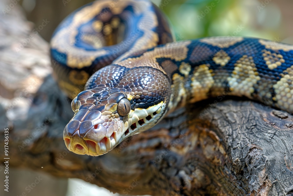 animal detail - close up macro photography of a python snake head with big eyes, outdoors in Africa with natural sunlight. Beautiful simple AI generated image in 4K, unique. animal detail - close up macro photography of a python snake head with big eyes, outdoors in Africa with natural sunlight. Beautiful simple AI generated image in 4K, unique.