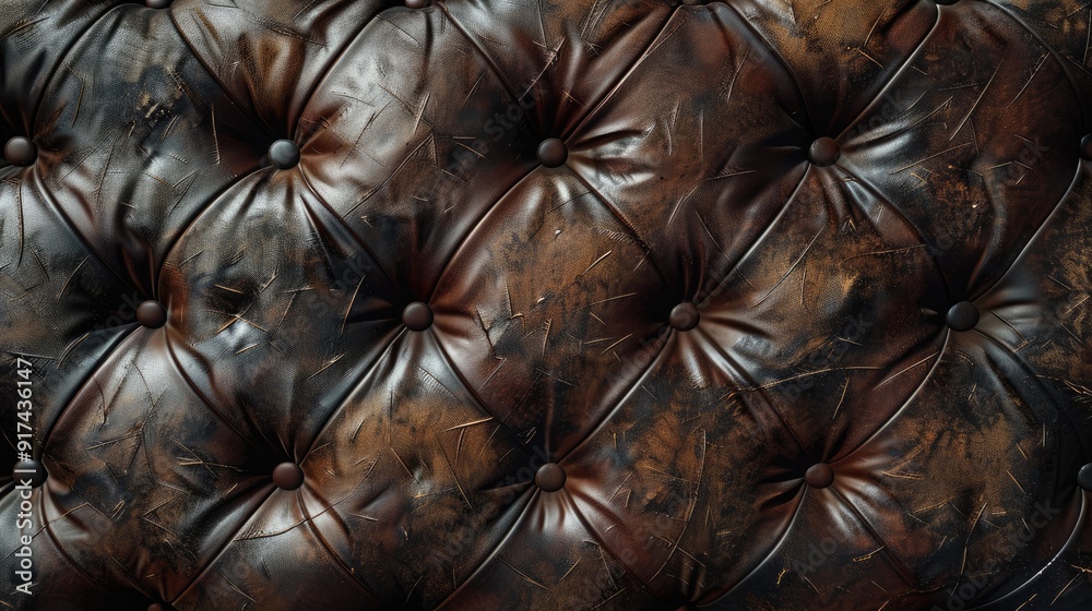 Naklejka premium Leather Seat Backdrop