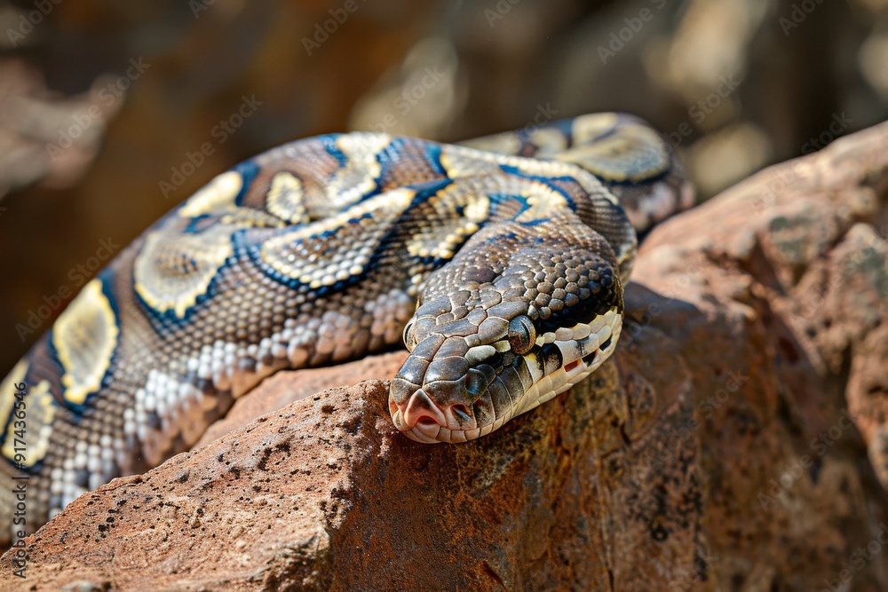 close - up of a python snake.. Beautiful simple AI generated image in 4K, unique. close - up of a python snake.. Beautiful simple AI generated image in 4K, unique.