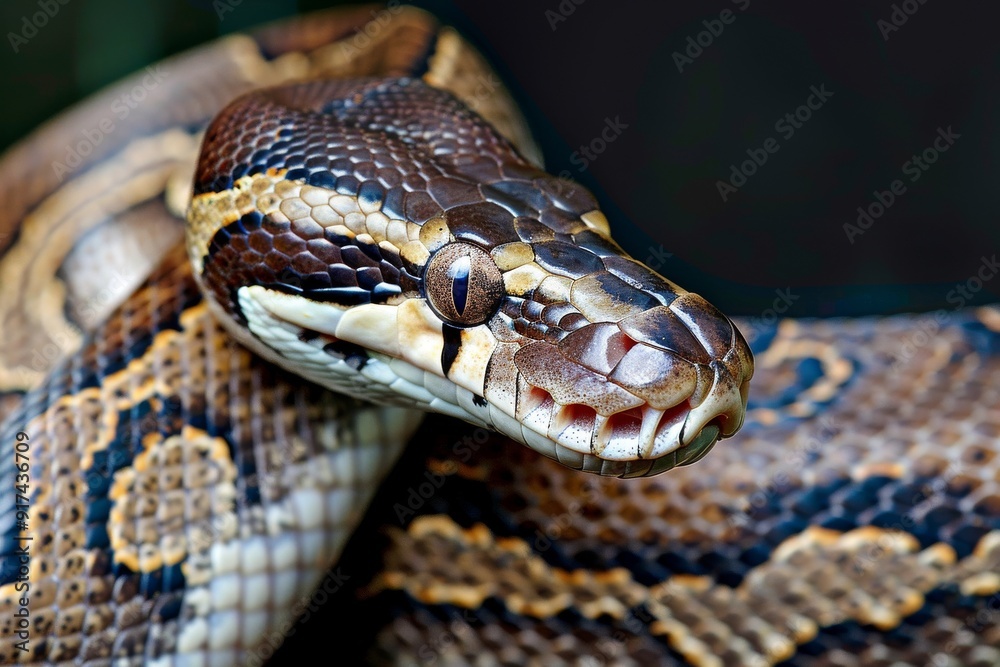 Close-up of a python in Central Kalahari. Beautiful simple AI generated image in 4K, unique. Close-up of a python in Central Kalahari. Beautiful simple AI generated image in 4K, unique.