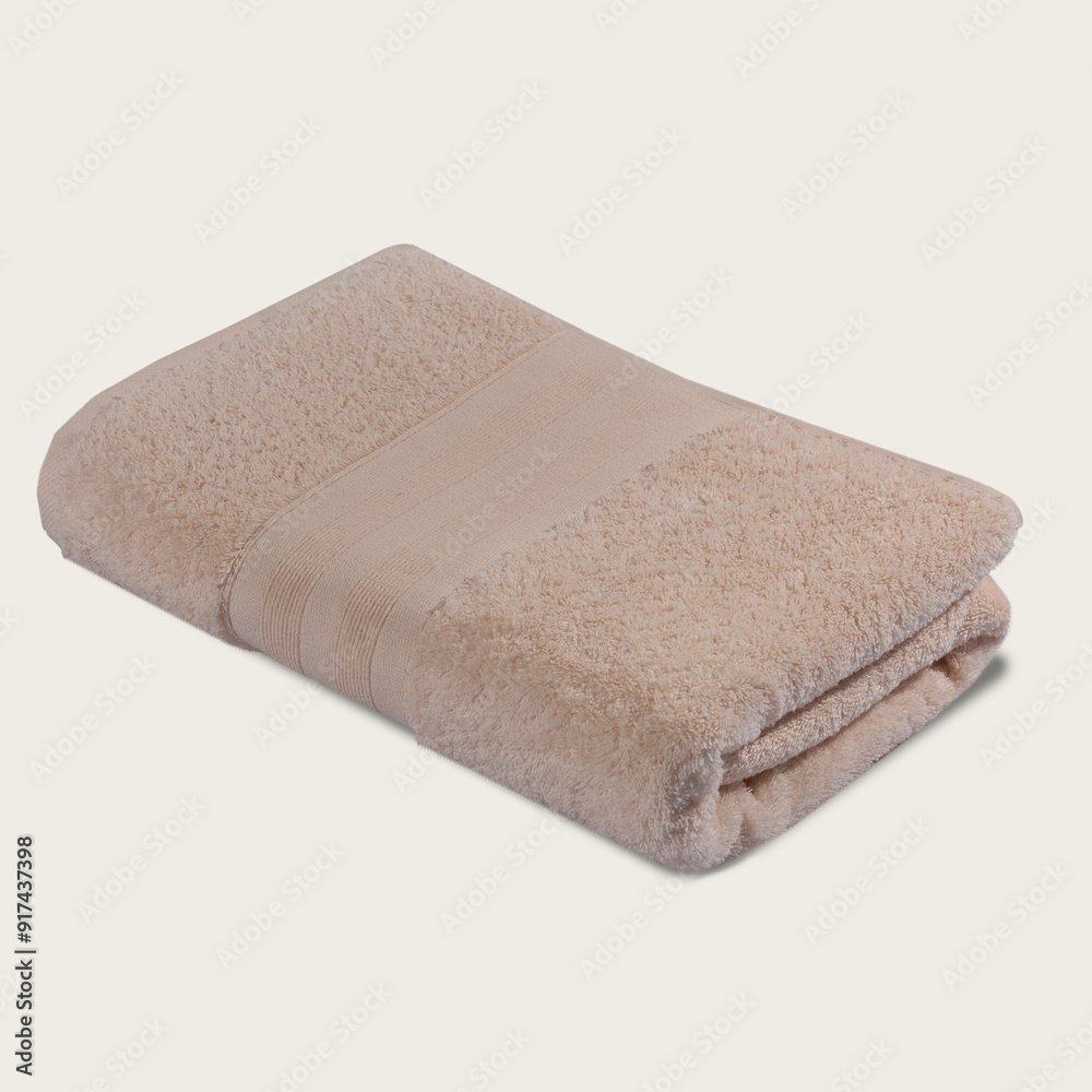 Bath towel isolated all side open and close all color white background 