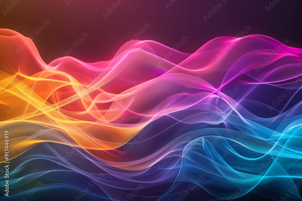 Bold and Bright, Abstract Rainbow Patterns
