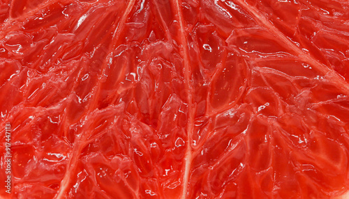 grapefruit pulp close up macro zoom photo