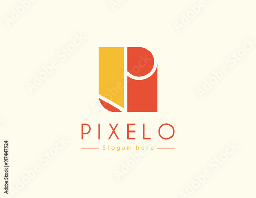 Logo PIXEL0,letter P