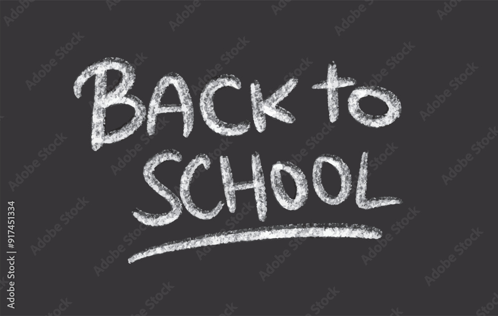 Back to school blackboard sign Back to school blackboard sign