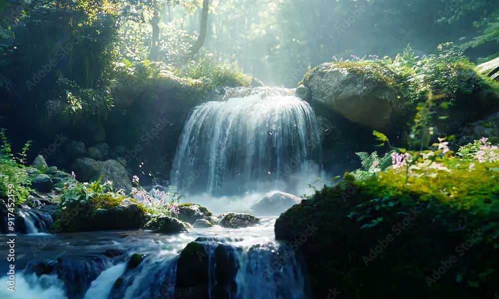 waterfall in the forest