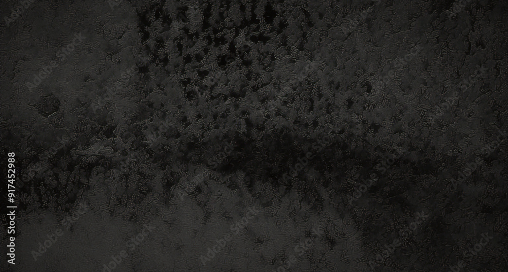 Naklejka premium Abstract Black wall texture for pattern background. wide panorama picture. Black wall texture rough background dark concrete floor or old grunge background with black