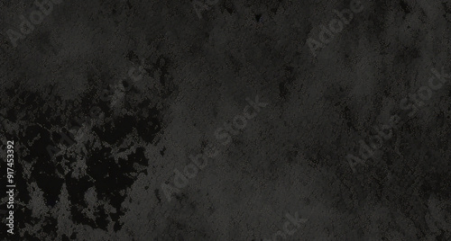 Old wall texture cement dark black gray background abstract grey color design are light with white gradient background.