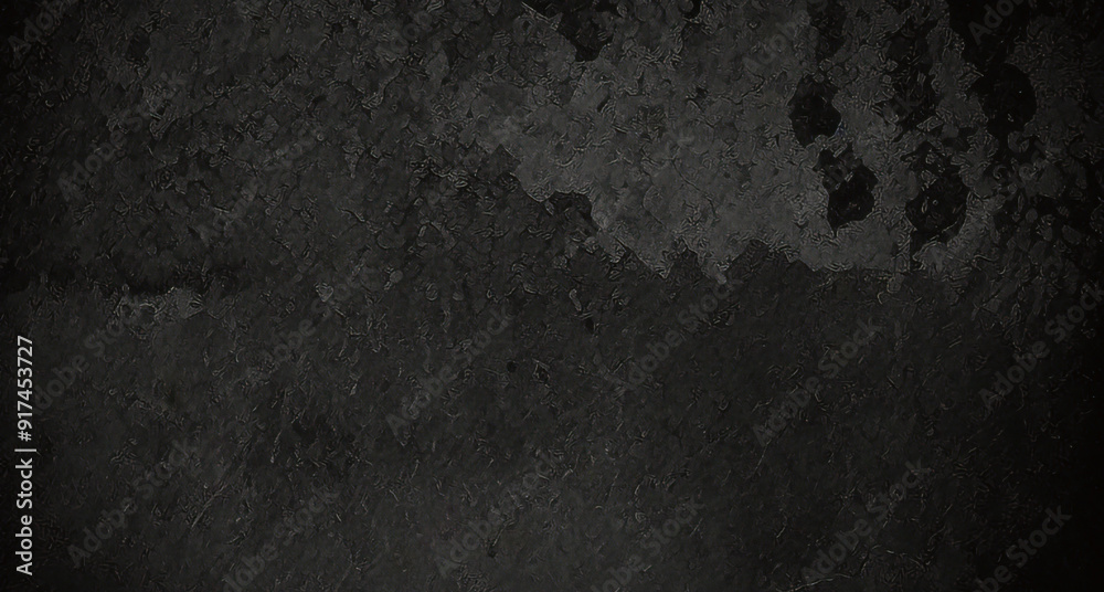 Naklejka premium Old wall texture cement dark black gray background abstract grey color design are light with white gradient background.