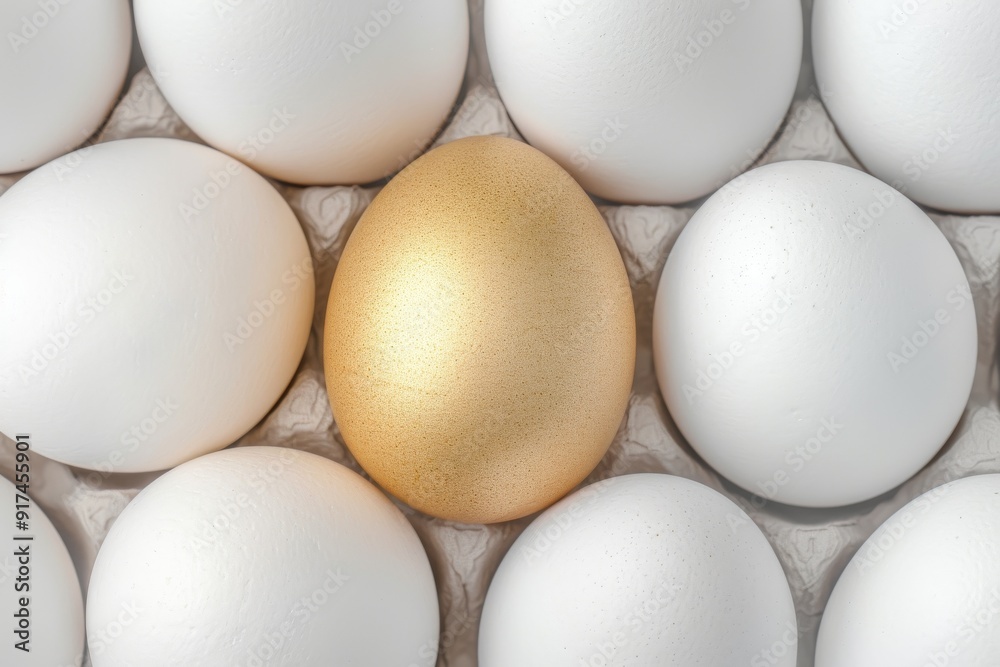 Close-up image of chicken eggs neatly arranged in a carton. The eggs are brown and white.. Beautiful simple AI generated image in 4K, unique. Close-up image of chicken eggs neatly arranged in a carton. The eggs are brown and white.. Beautiful simple AI generated image in 4K, unique.