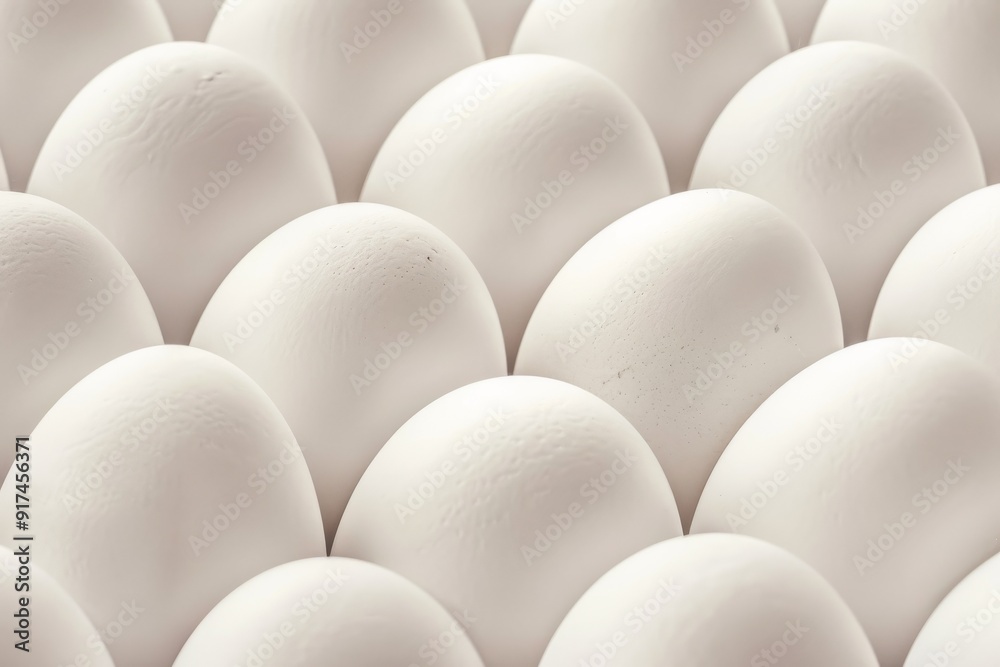 Close-up of white duck eggs in a carton. Beautiful simple AI generated image in 4K, unique. Close-up of white duck eggs in a carton. Beautiful simple AI generated image in 4K, unique.