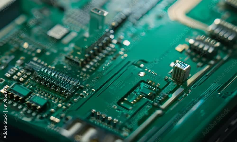 Close Up of a Circuit Board Close Up of a Circuit Board