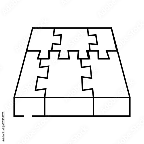 rubber cover floor line icon vector. rubber cover floor sign. isolated contour symbol black illustration