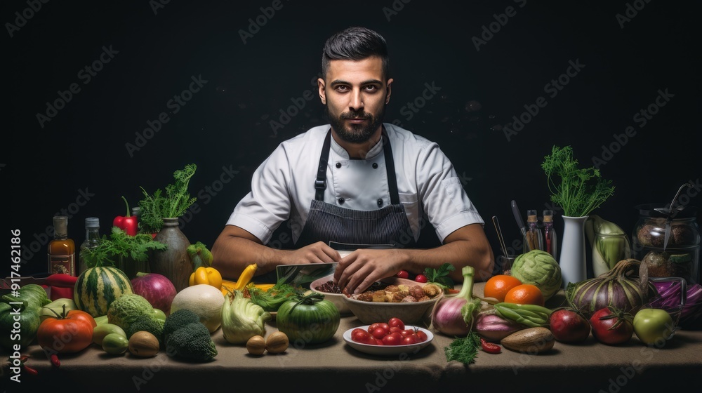 Cheerful group eating healthy food, smiling with front view.