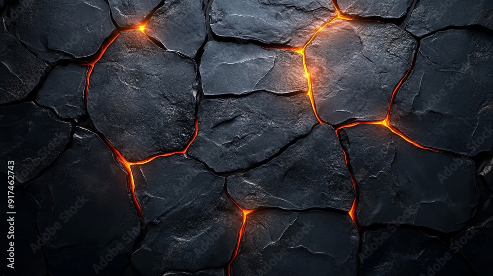 A black and orange background with a crack in it A black and orange background with a crack in it