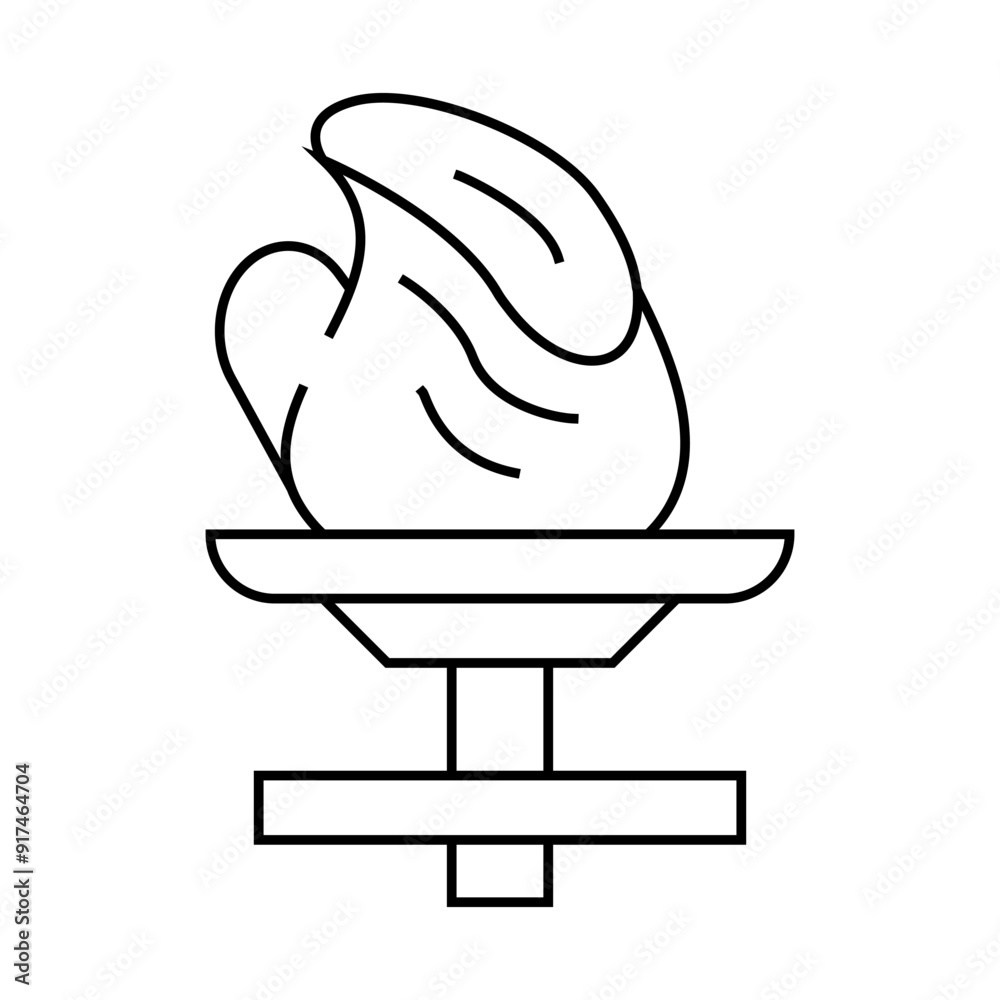 pottery handiwork line icon vector. pottery handiwork sign. isolated contour symbol black illustration