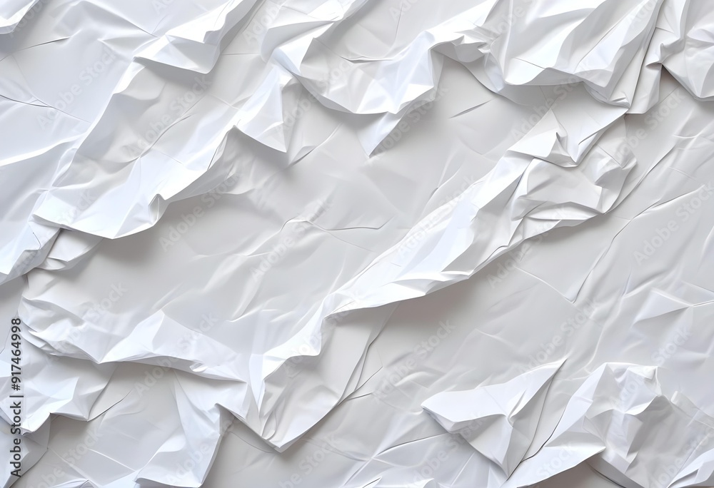 Crumpled white paper texture Crumpled white paper texture