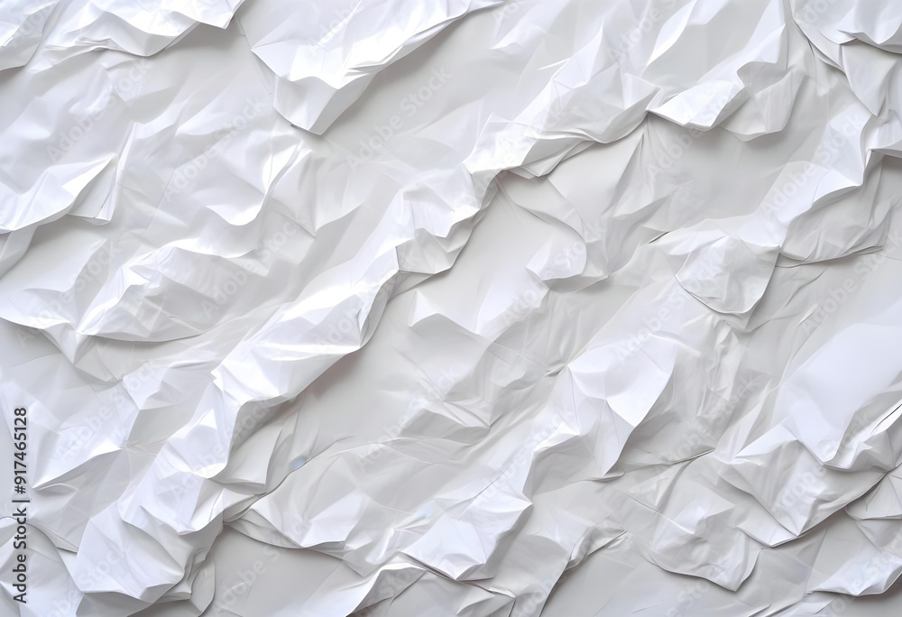 Crumpled white paper texture Crumpled white paper texture