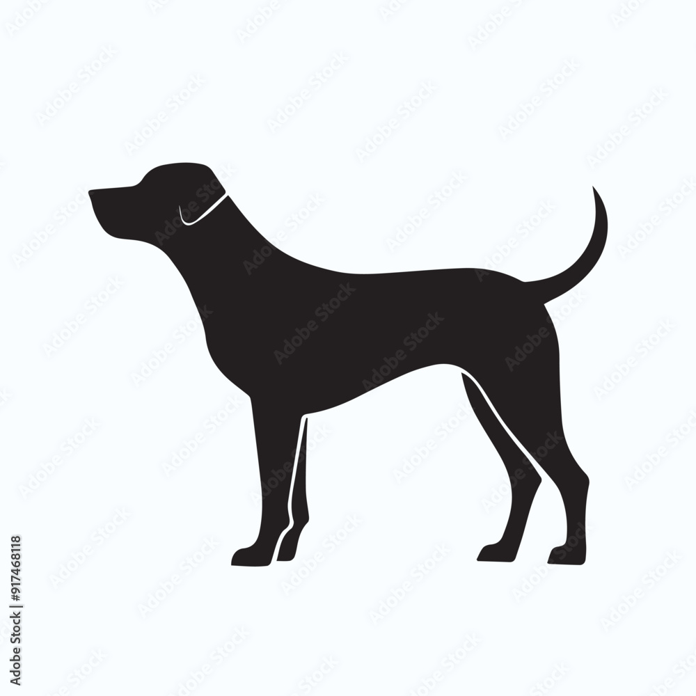 DOG BLACK SILHOUETTE DOG BLACK SILHOUETTE
