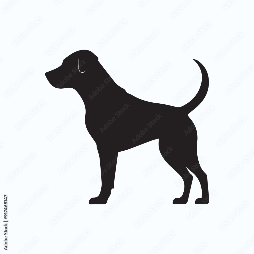 DOG BLACK SILHOUETTE DOG BLACK SILHOUETTE