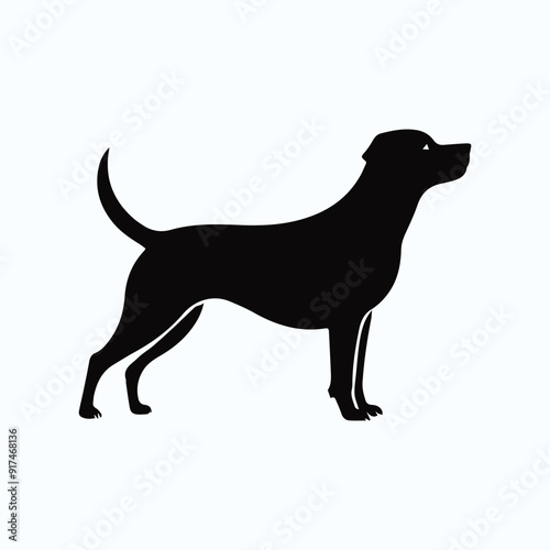 DOG BLACK SILHOUETTE