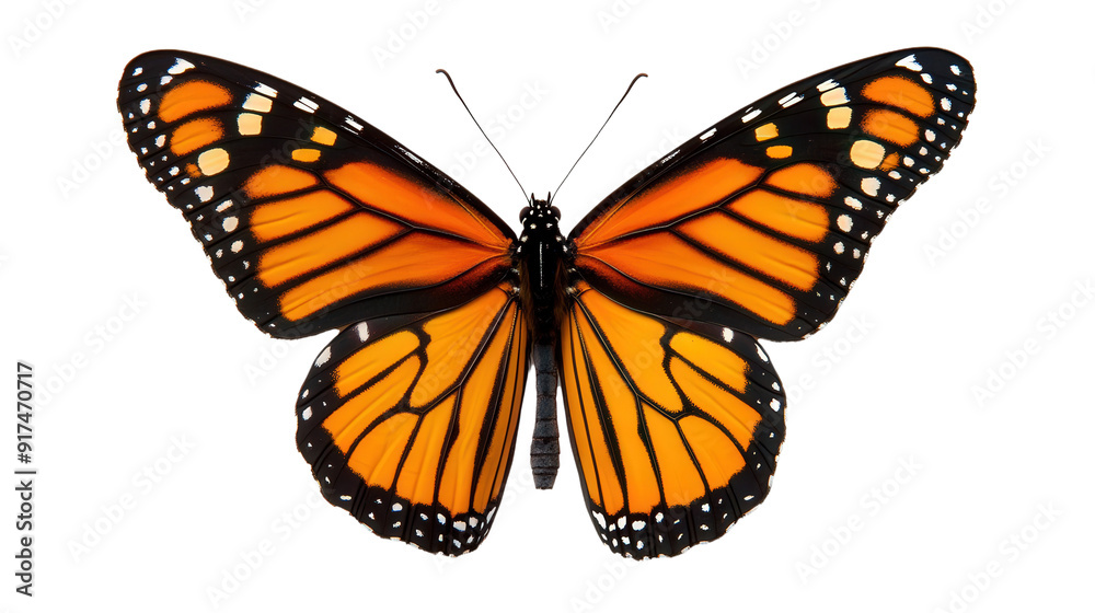 Obraz premium monarch butterfly, isolated transparent png background