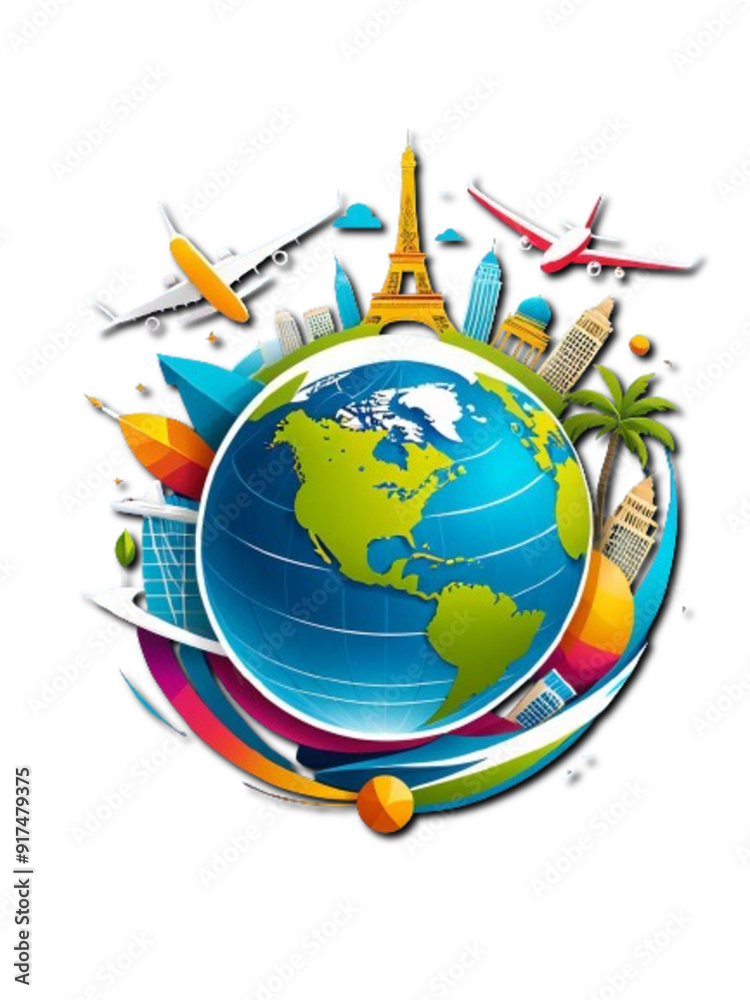 Naklejka premium Travel & Tourism Logo Design