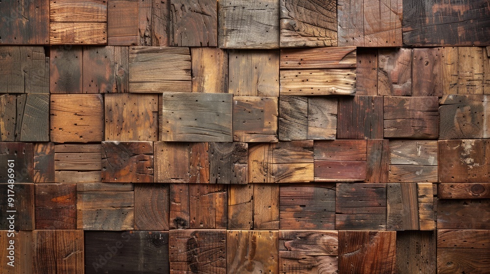 Antique wooden wall panel crafted from boards. Antique wooden wall panel crafted from boards.