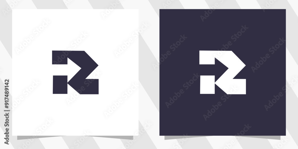 Obraz premium letter r logo design vector