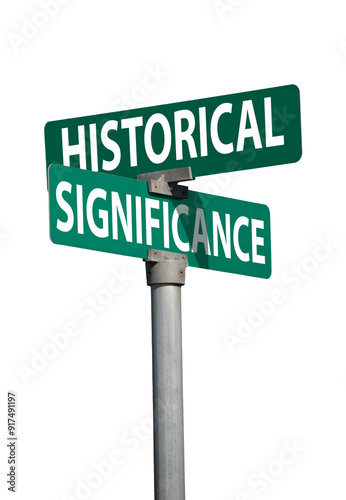 historical significance sign