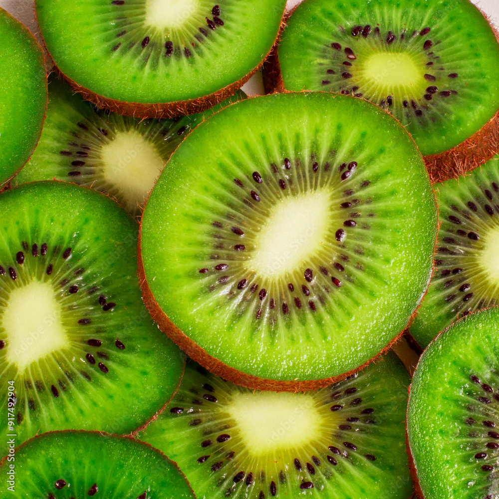 Kiwi cortado em pedaços. fundo kiwi, delicioso kiwi cortados Kiwi cortado em pedaços. fundo kiwi, delicioso kiwi cortados