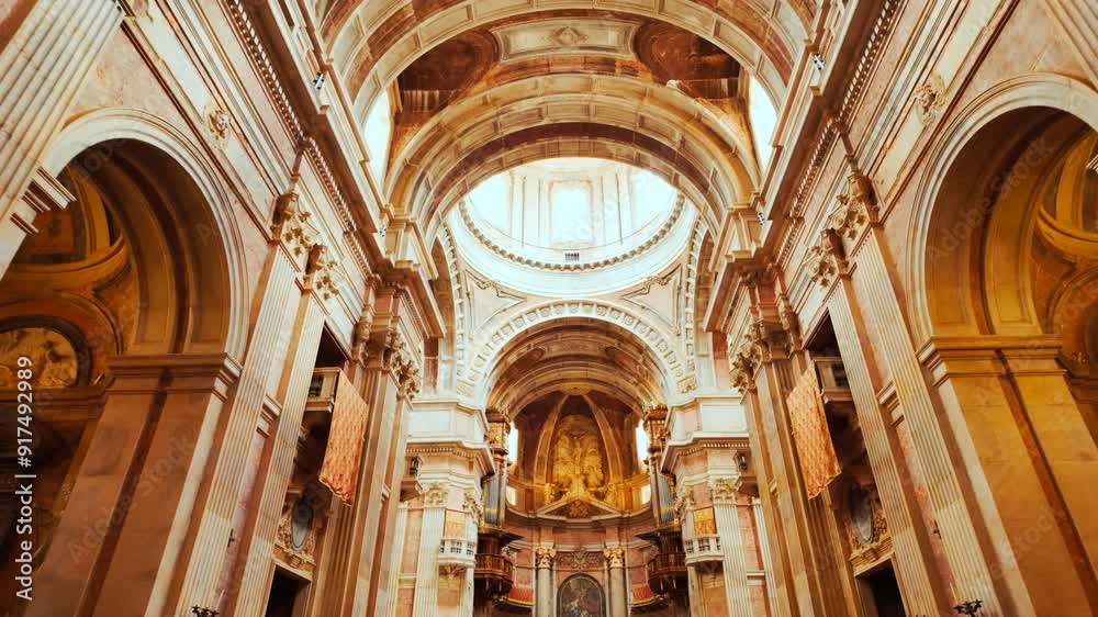 The Basilica of Our Lady and Saint Anthony of Mafra, Palace of Mafra, Lisbon, Portugal The Basilica of Our Lady and Saint Anthony of Mafra, Palace of Mafra, Lisbon, Portugal