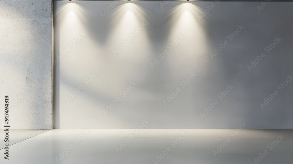Fototapeta premium simple design layout room beautiful architecture template texture relief studio room surface product detailed text logo headline typography noise shadow glare gradient advertising placement colorful