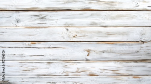 Whitewashed Wooden Plank Background