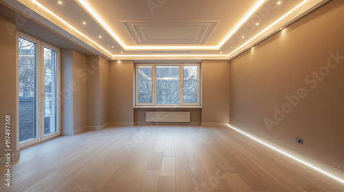 decoration style living room white nobody frame indoor light layout parquet classic top vintage concept illustration texture bright template elegant dark brown art poster rendering furniture minimal