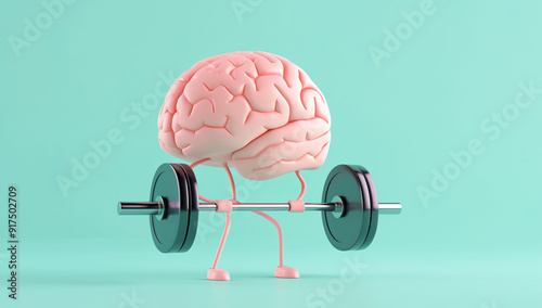 human brain lifting weight