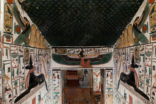 Tomb of Nefertari in the Valley of queens. Luxor. Egypt.