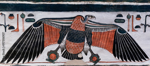 Quadro em tela Tomb of Nefertari in the Valley of queens. Luxor. Egypt.