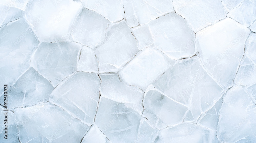 Fototapeta premium Shattered ice texture background