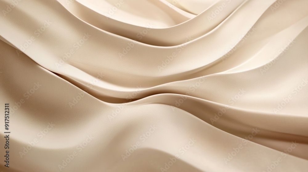 Obraz premium background image for design or product presentation in light beige tones. stock photo