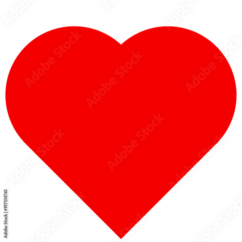 Heart shape save, favourite button for social media